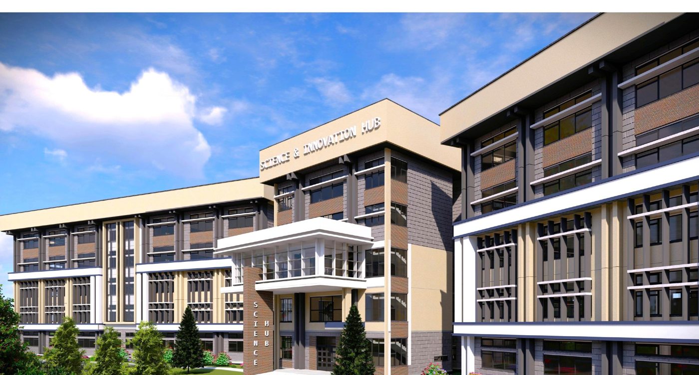 Science Laboratories Hub, now under construction